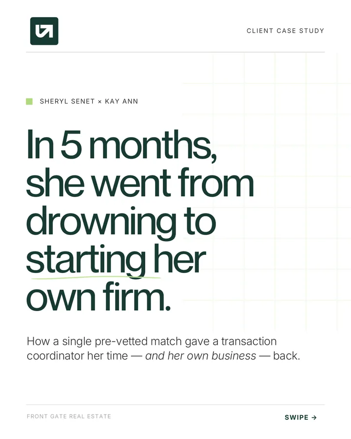 In 5 months, she went from drowning to starting her own firm
